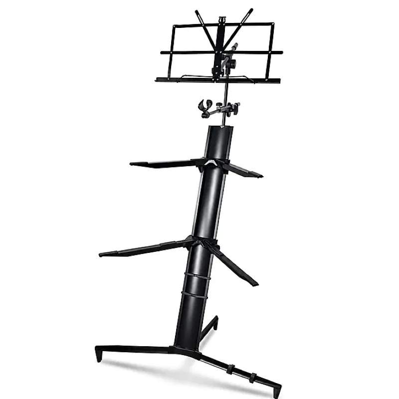 LARKİN KS600 ÇİFT KATLI MİROFON VE NOTA STANDLI KLAVYE STANDI